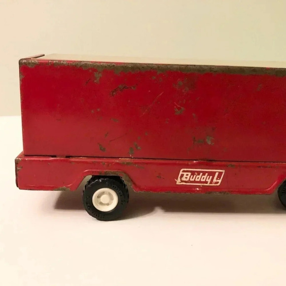 Vintage Buddy L Delivery Truck and Trailer Made in Japan - Picture 7 of 14